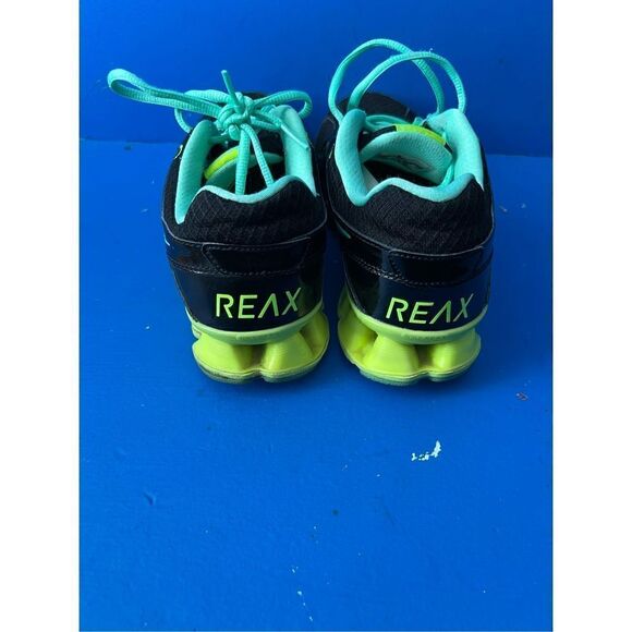 Nike Reax Women's Size 8 Black Green Athletic Running Sneakers Shoes 599562-004 - Picture 6 of 6